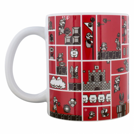 Super Mario Bros. Retro Scenes 11 oz. Ceramic Mug